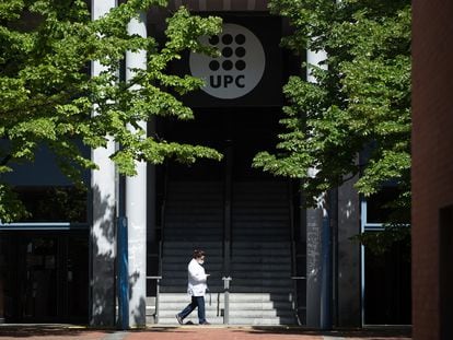 Edificio del Campus Nord de la Universidad Politécnica de Cataluña (UPC), este lunes.