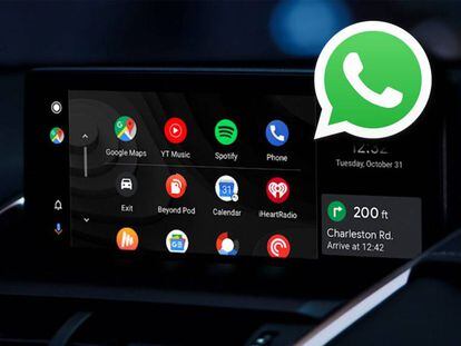 Controla WhatsApp desde cualquier rincón de Android auto.