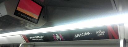 La promoció de Netflix al metro.