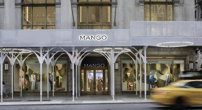 La nueva tienda de Mango en la Quinta Avenida de Manhattan, Nueva York.