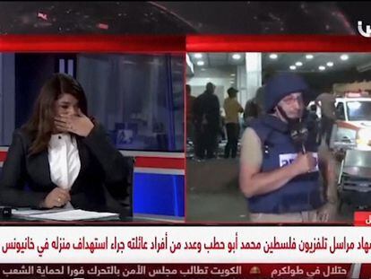 Vídeo | Un corresponsal de TV palestino, en directo: “Es cuestión de tiempo, nos van a matar uno a uno”
