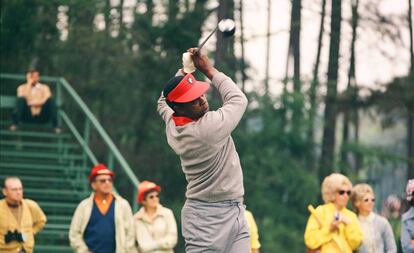 Lee Elder, en el Masters de 1975.