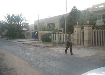 Fachada de la Embajada española en Bagdad, la capital iraquí.