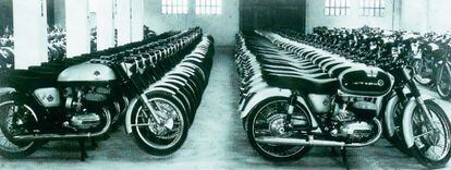Remesa de motos Bultaco Metralla y Saturno.