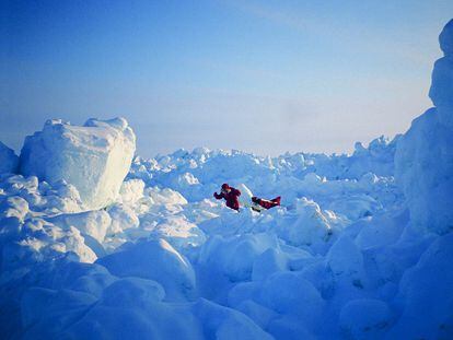 Erling Kagge en una de  las expediciones que lo han llevado a los confines de la tierra.