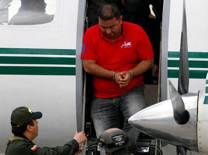 Jorge Luis Alfonso López tras su detención en agosto de 2012, en Bogotá (Colombia).