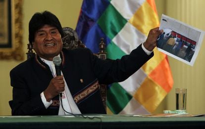 Evo Morales tras el fallo del referéndum en su país.