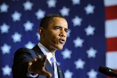 Barack Obama, durante su discurso en Cabo Cañaveral.