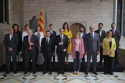 Foto de grup del nou Govern.
