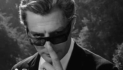 L'actor Marcello Mastroianni a la pel·lícula '8 1/2', del director de cinema italià Federico Fellini.