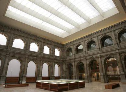 El Claustro de los Jerónimos, dentro del nuevo edificio de Moneo para el Museo del Prado.