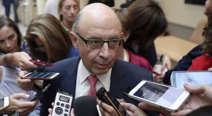 El ministro de Hacienda, Cristóbal Montoro.