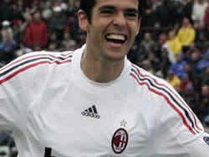El jugador del Milán, Kaká