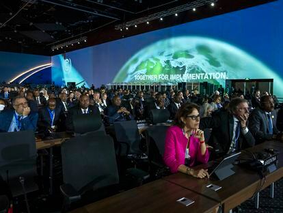 Plenario de la COP27, la cumbre de cambio climático que se celebra en la ciudad egipcia de Sharm el Sheij.