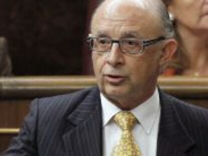 El ministro de Hacienda y Administraciones P&uacute;blicas, Crist&oacute;bal Montoro.