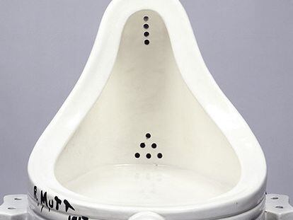 <i>La Fuente, </i>obra que Marcel Duchamp firmó como R. Mutt.