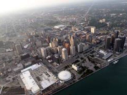 Vista aérea de Detroit, Michigan (EE.UU.). EFE/Archivo