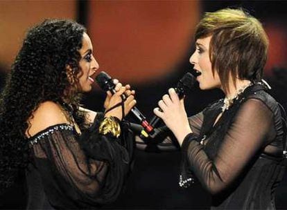 Noa y Mira Awad, en Eurovisión 2009.