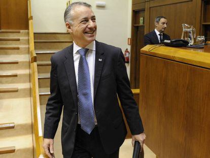Iñigo Urkullu, en el Parlamento vasco.