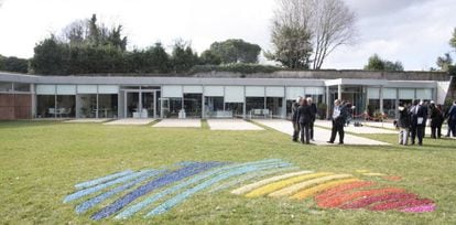 Vista general del Centro Africano para el Clima y el Desarrollo Sostenible durante su inauguración, este lunes, en Roma.