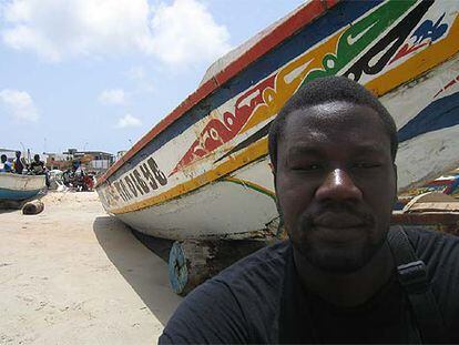 As Tako presidente del Comité Local de la Cruz Roja en Yaraj (Senegal).