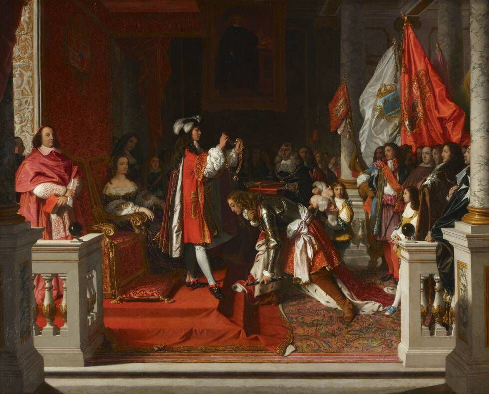 'Felipe V imponiendo el Toisón de Oro al duque de Berwick ' (1817), de Jean-Auguste-Dominique Ingres.