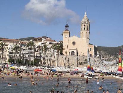 Vista del municipi de Sitges.