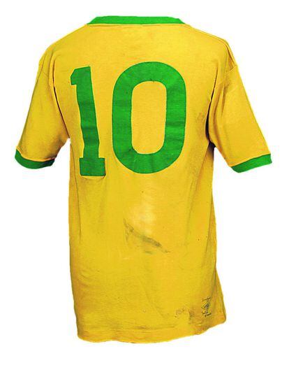La mítica camiseta de Pelé