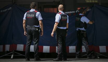 Agentes de los Mossos d'Esquadra