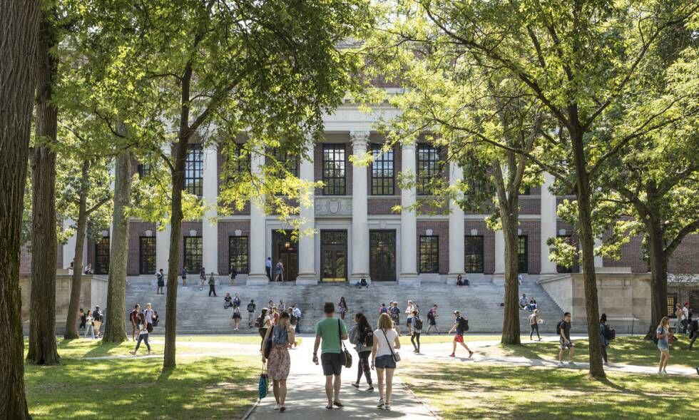 Campus de la Universidad de Harvard, en Boston, EE UU.