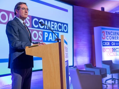 El presidente de la CEOE, Antonio Garamendi.