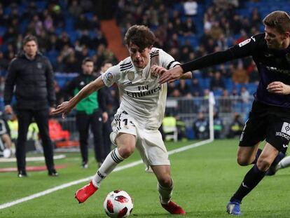 Odriozola intenta marcharse de Gumbau. En vídeo, declaraciones de Solari, entrenador del Real Madrid, tras el partido de copa contra el Leganés.