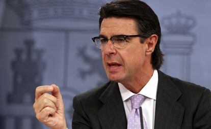 El ministro de Energía, José Manuel Soria.