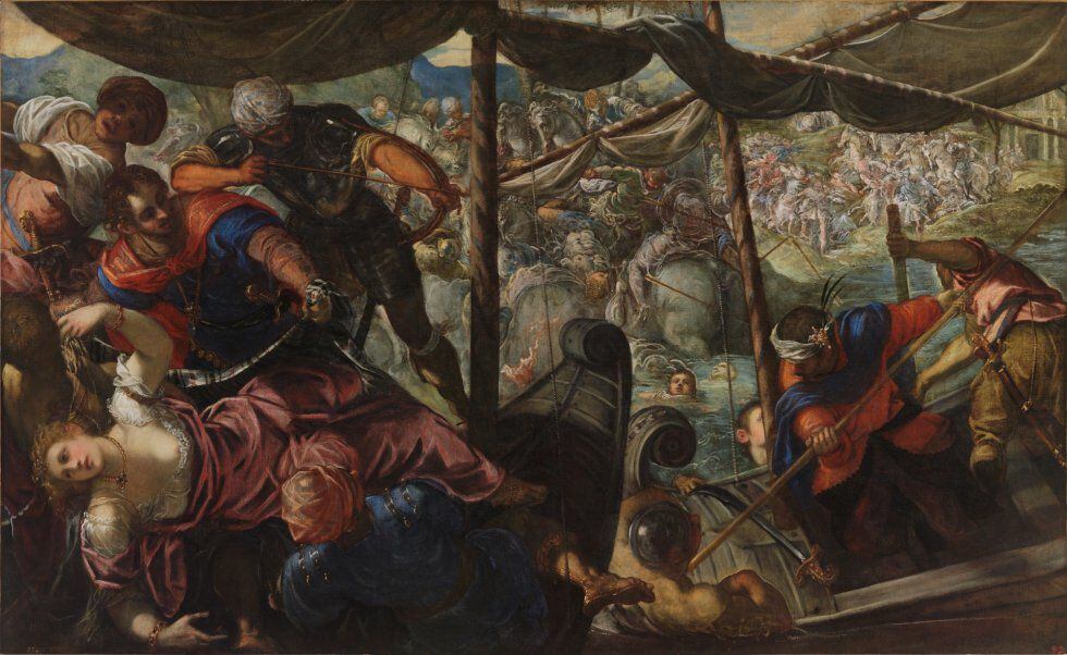 'El rapto de Helena' (1579), de Tintoretto.