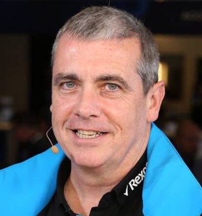 Graeme Hackland, jefe de información del equipo de Fórmula 1 de Williams.