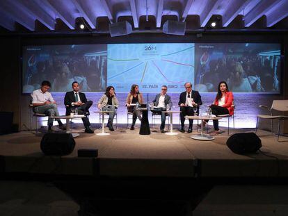. Debate electoral de los candidatos a la Comunidad de Madrid, organizado por EL PAÍS y la Cadena SER, en el COAM. Elecciones autonómicas 26M