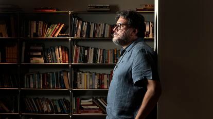 El escritor colombiano Santiago Gamboa, en el hotel de las Letras, el pasado viernes 11 en Madrid.