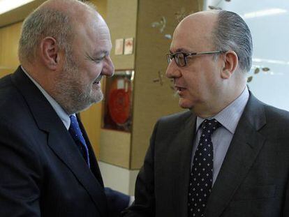 José María Méndez, director general de CECA, y José María Roldán, presidente de la AEB