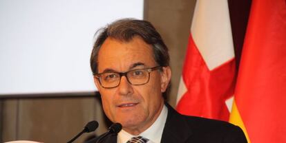 Artur Mas, presidente en funciones de la Generalitat de Cataluña.