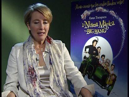 Emma Thompson se mete en la piel de una niñera severa y fea