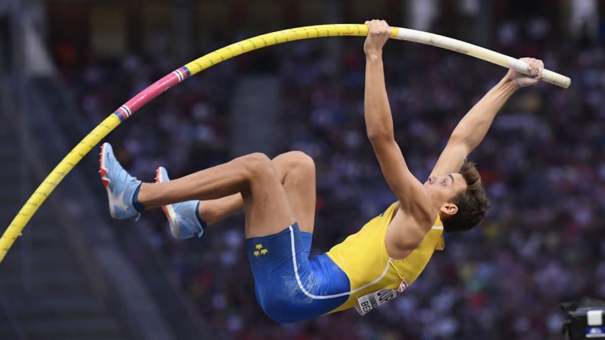 Armand Duplantis campe n de salto en p rtiga a los 18 a os Deportes