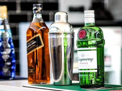 Se consume más whisky que ginebra; los licores ocupan la segunda posición