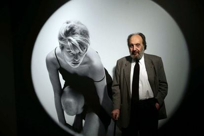 El fotógrafo y publicista barcelonés Leopoldo Pomés retratado en Barcelona el 9 de marzo de 2015.