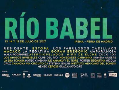 Cartel del R&iacute;o Babel 2017