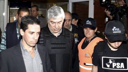 El empresario argentino Lázaro Báez, el año pasado en el aeropuerto de Buenos Aires.