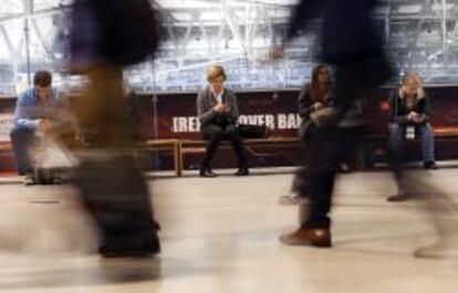 Visitantes del Mobile World Congress