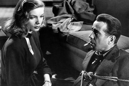 Un fotograma de 'El sueño eterno', película en la que Bogart da vida al detective Marlowe
