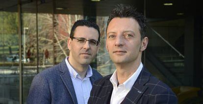 Jordi Pérez y Julián Díaz-Santos, cofundadores de Unnax.
 
 