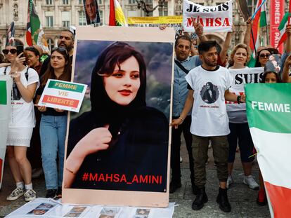 Protestas por la muerte de Mahsa Amini