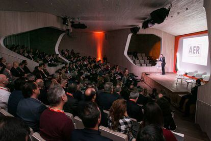 Un momento del desarrollo del congreso de AER.